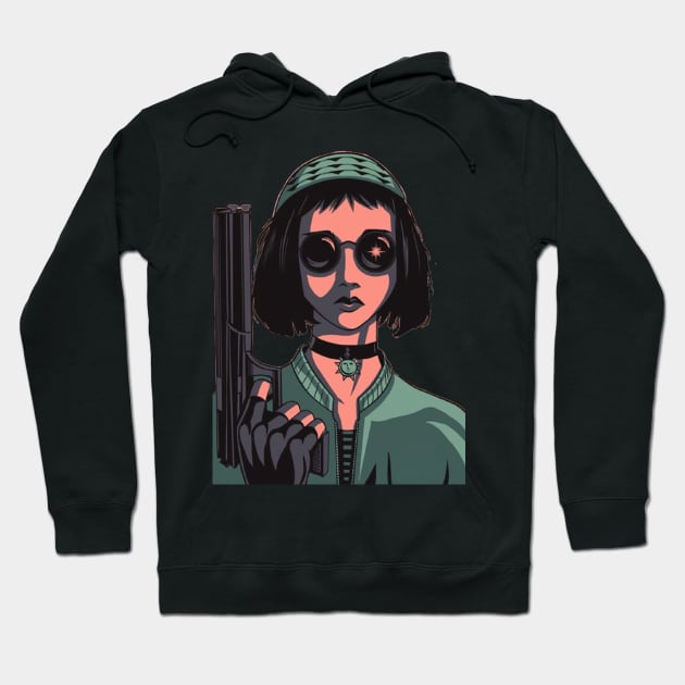 Leon Matilda Assassin retro Hoodie by Artsimple247